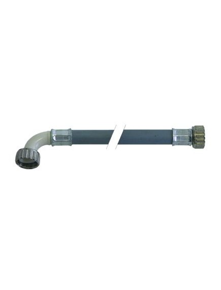 supply hose PVC straight-curved DN13 connections 3/4  L 2000mm operating p. 10bar