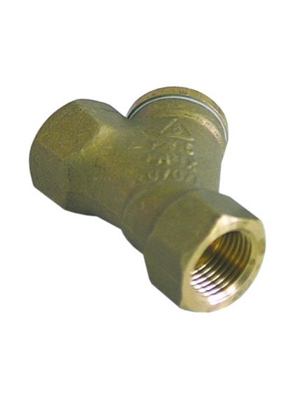 supply filter thread 1/2  IT - 1/2  IT total length 58mm red brass mesh opening 0,4mm