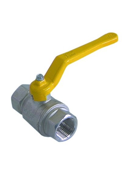 Ball valve straight inlet 1  IT outlet 1  IT DN25 approval DVGW L 78mm operating p. 1bar