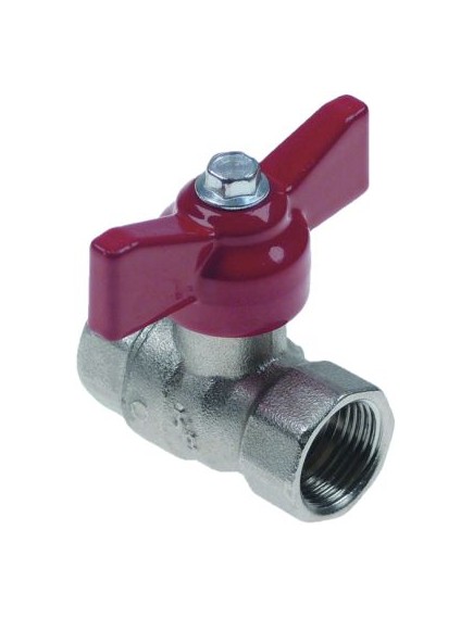 ball valve connection 3/8  IT - 3/8  IT DN10 total length 41mm