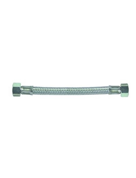 flex hose SS braid straight-straight DN8 connections 3/8  L 750mm conical seal