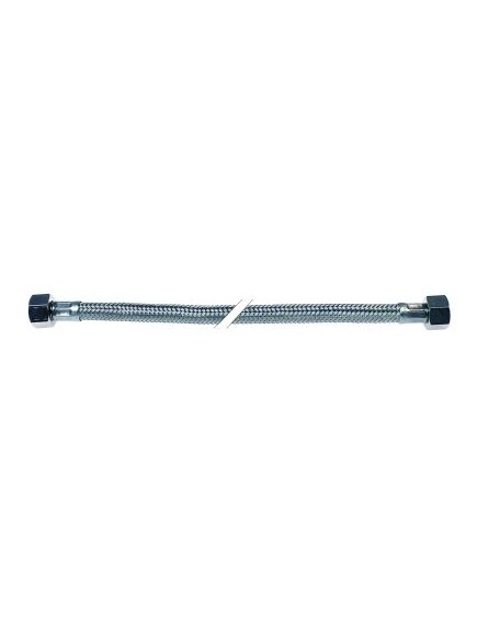 flex hose SS braid straight-straight DN8 connections 3/8  L 500mm flat/conical seal