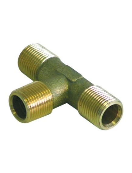 T-piece thread 3/8  ET - 3/8  ET - 3/8  ET brass L 52mm