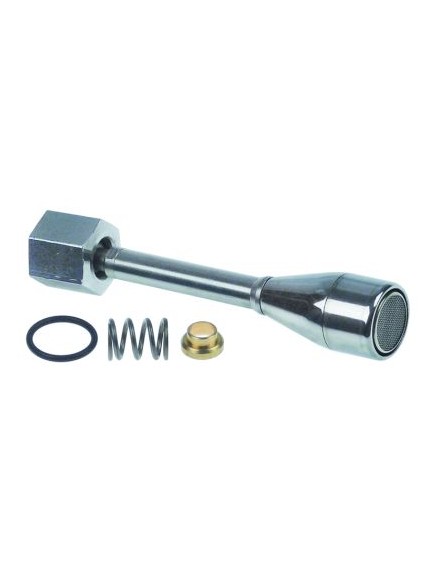 Wasserrohr Gewinde 3/8  ? 24mm L 120mm Rohr ? 10mm SW 22 CNS