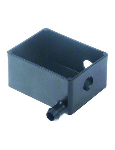 Ablaufschale L 90mm B 70mm H 43mm Loch ? 17mm Schlauch ? 12mm
