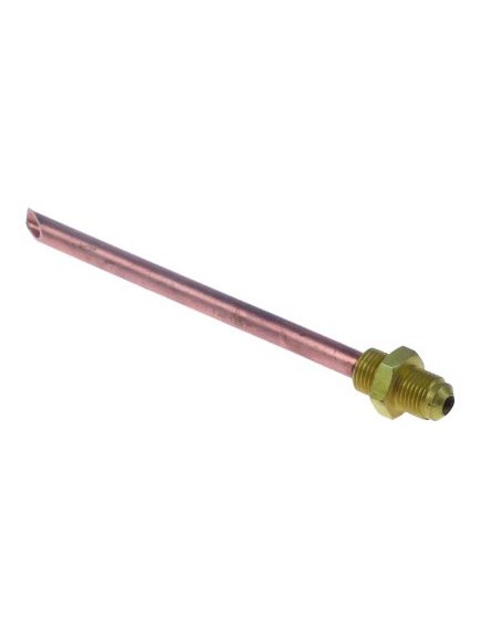 aspiration tube tube ? 8mm pipe length 135mm T1: 1/4  T2: 1/4  copper conical seal