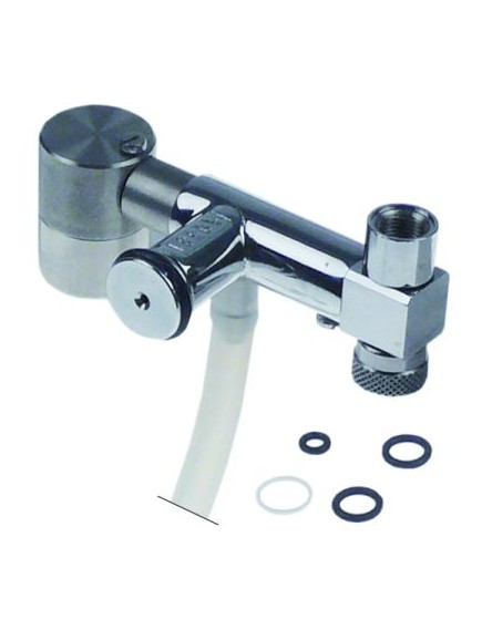 milk foamer connection 1/8  stainless steel