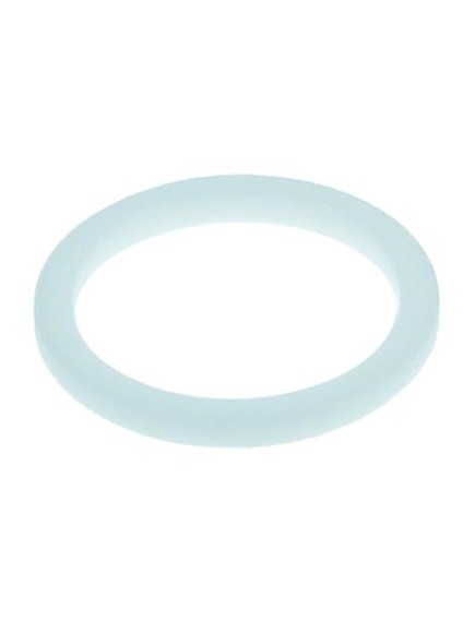 flat gasket PTFE ED ? 22mm ID ? 17mm thickness 2mm Qty 1 pcs