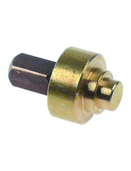 gasket support D1 ? 16mm D2 ? 10mm ID ? 7mm L 25mm square brass