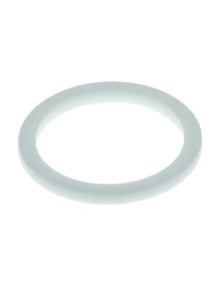 flat gasket PTFE ED ? 24mm ID ? 19mm thickness 2mm Qty 1 pcs