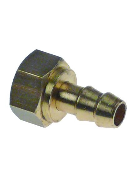 hose connector 1/8  hose ? 8,5mm L 25mm WS 15