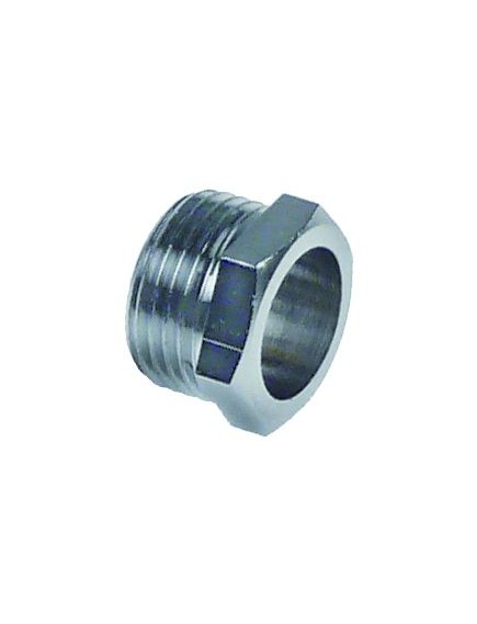 union screw thread 3/8  hole ? 12mm H 12mm WS 17 chrome-plated brass