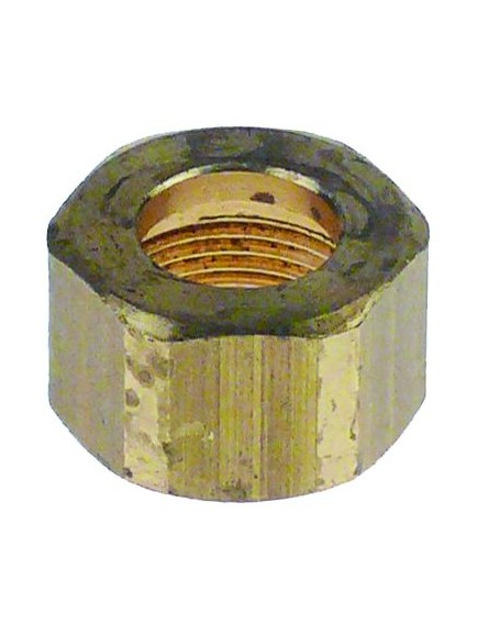 ?berwurfmutter Gewinde M20 Loch ? 13mm H 14mm SW 23 Messing