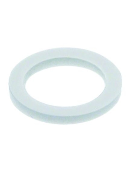 flat gasket PTFE ED ? 18mm ID ? 13mm thickness 2mm Qty 1 pcs