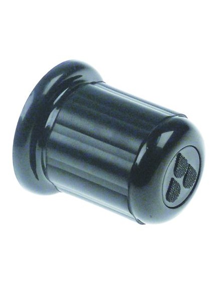 knob steam ? 53mm shaft ? 8,5mm black