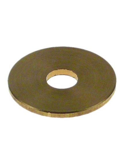 plain washer ID ? 6mm ED ? 21mm thickness 1,5mm brass Qty 1 pcs