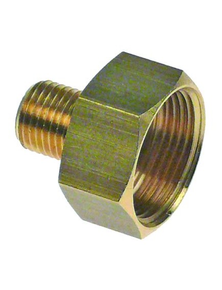 screw connection for steam-/water-tap WS 27 brass