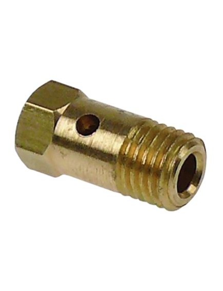 internal nozzle thread M10 for water pipe L 22mm bore ? 3mm WS 10