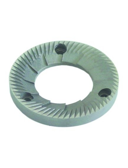 grinding burrs pair turn direction left D1 ? 84mm ID ? 45mm H 10,3mm tooth spacing 4mm hole ? 6mm