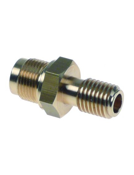 screw connection for tap L 52mm ID ? 9mm WS 24  brass thread 1/2   - 16mm special