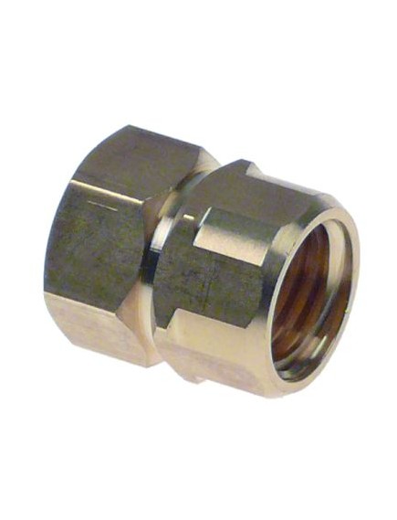 screw connection tap head L 25mm WS 20 brass thread M16 left