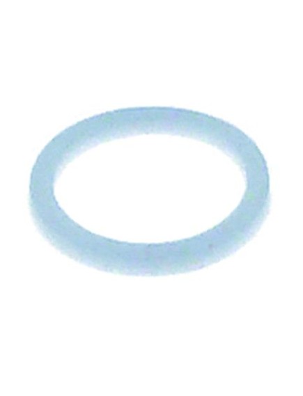 flat gasket PTFE ED ? 12mm ID ? 10mm thickness 1mm Qty 1 pcs