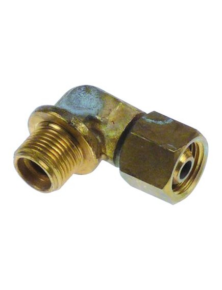 angle piece thread 3/8  for steam pipe WS 20 brass