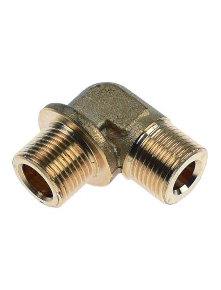 angle piece T1: 3/8  T2: 3/8  int. ? 1 8,4mm int. ? 2 10,2mm L 25mm brass for boiler
