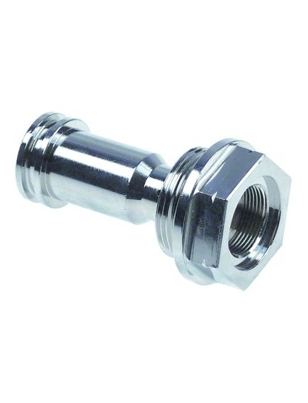 nozzle holder thread M28x1.5 IT M18x1 L 62mm chrome-plated brass