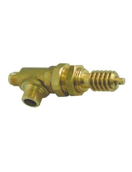 steam/water tap inlet 1/4  outlet 3/8  brass