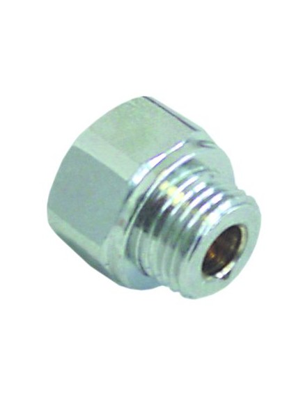 end cap thread M16x1.5 ID ? 7,2mm L 22mm chrome-plated brass WS 22