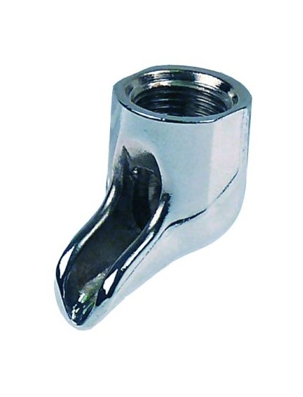 filter holder spout thread 3/8  1-way curved/long