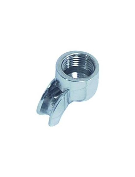 filter holder spout thread 3/8  1-way curved/short