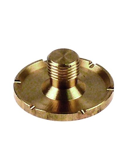 water dispersion ? 30mm hole ? 2mm H 14mm ET M10x1 notches 2mm brass 2 holes perforation ? 1,7mm