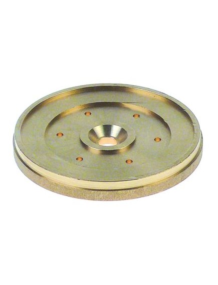 water distributor brass ? 57,2 mm H 7,7 mm hole ? 2 mm old edition mounting ? 5,5 mm 6  holes