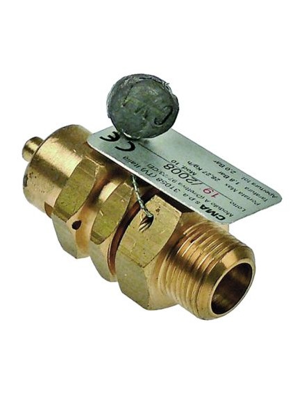 safety valve connection 3/8  triggering pressure 1,9bar approval CE 0036 sealed