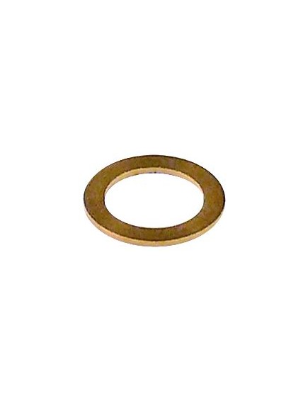 flat washer ID ? 12,3mm ED ? 18mm thickness 1mm brass Qty 1 pcs