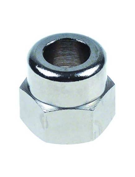 union nut thread 3/8  nickel-plated brass ID ? 12mm L 22mm WS 22