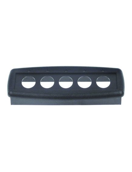 bezel L 112mm W 40mm black plastic suitable for 1d5 oval