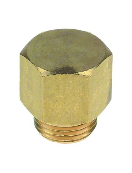 end cap thread 1/2  L 30mm brass WS 26