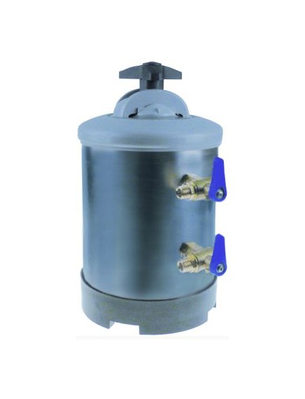 softener manual with 2 valves container capacity 5l amount of resin 3,5l