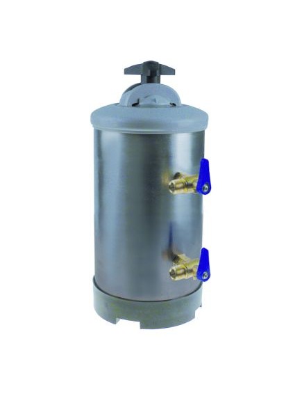 softener manual with 2 valves container capacity 8l amount of resin 5,6l