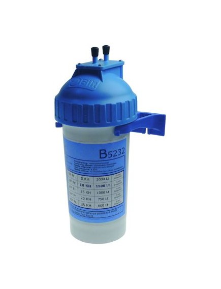 softener cartridge type B 5232 capacity 1500 l/10°KH operation p max 8bar