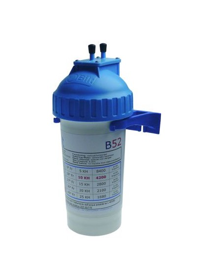 softener cartridge type B 52 capacity 4200 l/10°KH operation p max 8bar