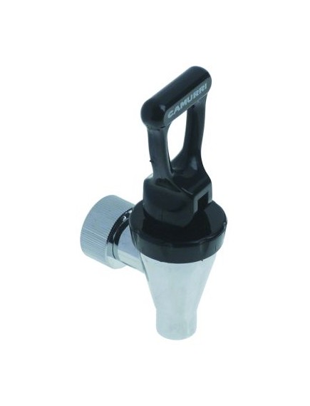 Auslaufhahn Rohrl?nge 45mm Gewinde 3/4  schwarz/chrom passend f?r CAMURRI