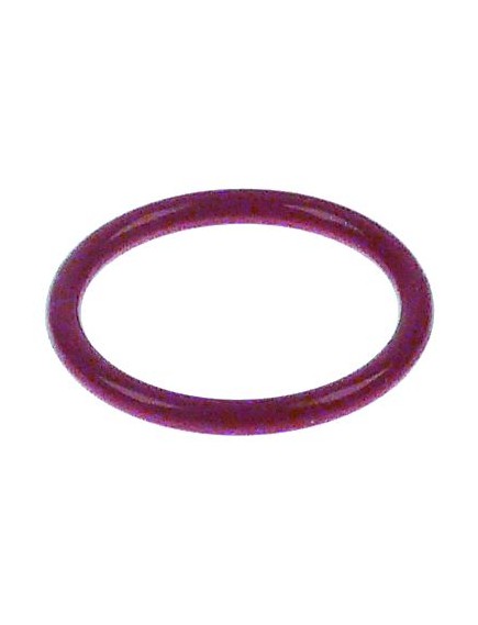 O-ring silicone thickness 2,62mm ID ? 21,89mm Qty 1 pcs