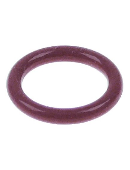 O-ring silicone thickness 2,62mm ID ? 13,95mm Qty 1 pcs