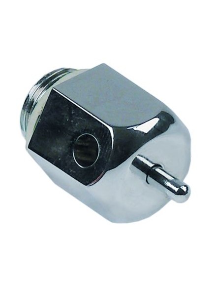 aerator and air bleeder thread 3/8  WS 22  chrome-plated metal seated L 22 mm