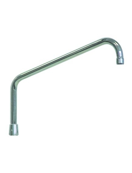 Auslauf Ausladung 350mm HU-Auslauf mit ?berwurfmutter 3/4
