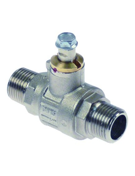 ball valve inlet 1/2  ET outlet 1/2  ET L 74mm without handle shaft ? 10x7mm for pipe ? 14mm